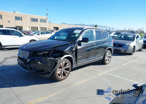 2012 BMW X3 xDrive35I z USA, uszkodzony, nr VIN 5UXWX7C54CL736026